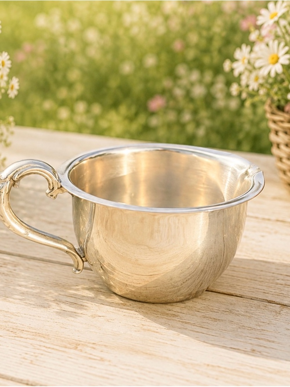 Vintage English Silver - Silver Plated Creamer